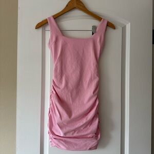 Tiger Mist Elegant Pink Sleeveless Dress